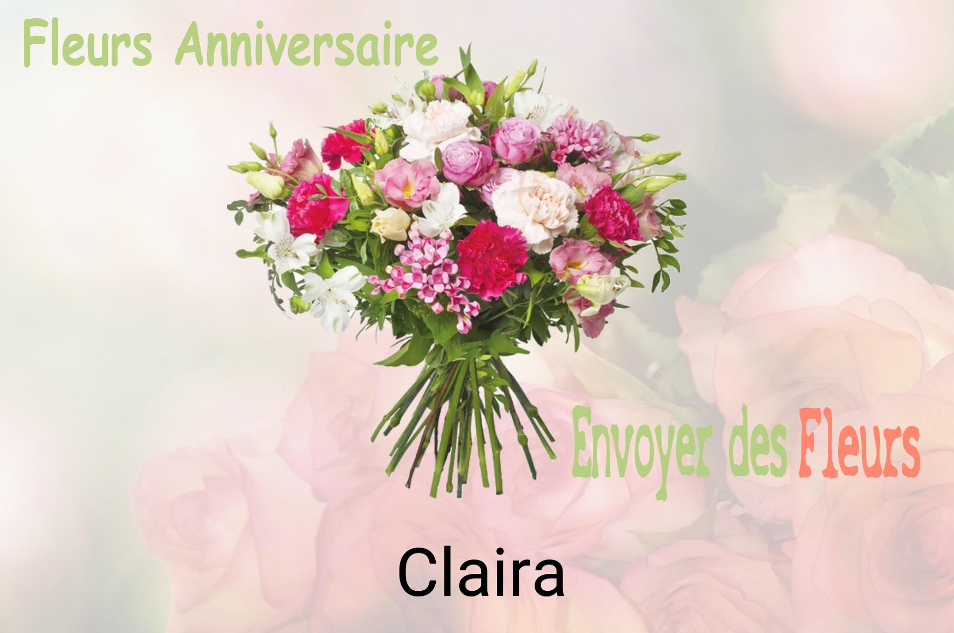 Bouquet de fleurs d’anniversaire livré à Claira